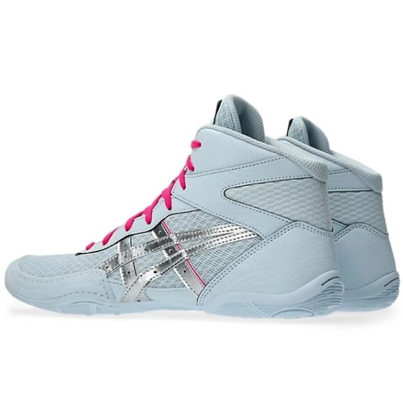 ASICS Kids' MATFLEX 7 Wrestling Shoes Cool Gray Silver Size 2 Lace up Unisex - Picture 2 of 6